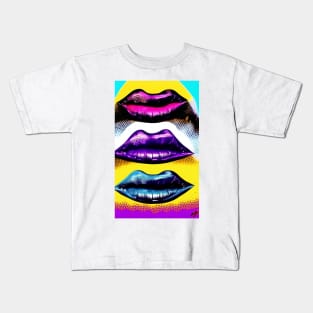 Popart Popculture Lips Kids T-Shirt